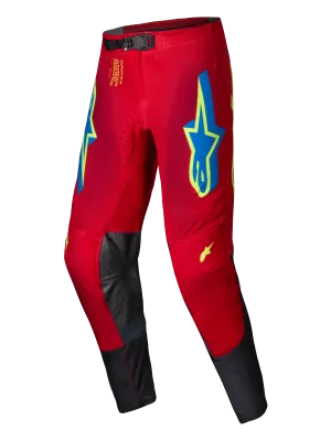 2025 Alpinestars Supertech Maker Pant Red Yellow