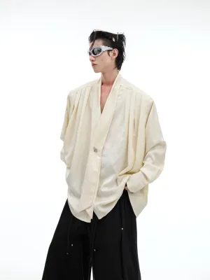 【24s Oct.】Deconstructed Silk Flowing Loose Shirt