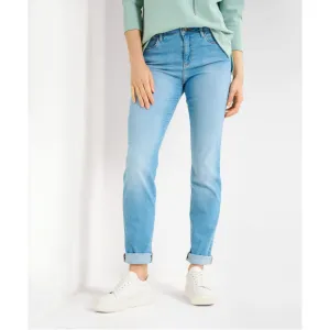 Brax Shakira Free to Move Super Stretch Denim Five-pocket Drainpipe Jeans 71-7958 Used Bleached Blue