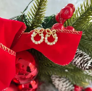 Christmas Wreath Studs