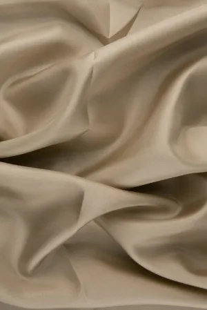 Light Taupe Habotai Silk Fabric