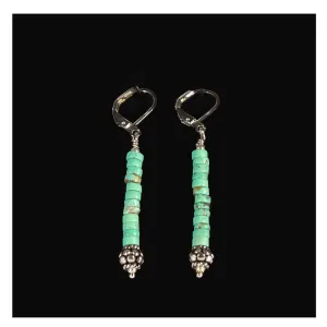 MEH Turquoise Sterling Silver Earrings