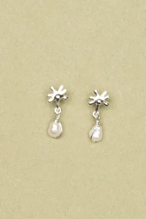 Pearl Daisy Earrings