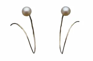 Pearl Swirl Earrings