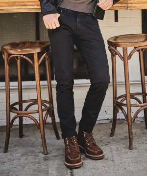 Slim Fit 5-Pocket Chino in Black