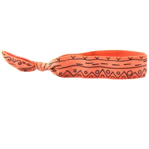 Taino Orange Hair Tie