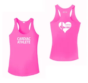 Women's Cardiac Athlete Tank Top Design 2 - Reflective or Black Text