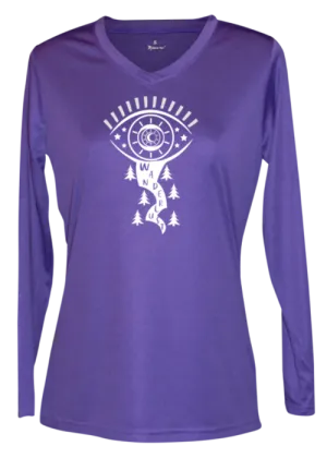 Women's Reflective Long Sleeve Shirt - Wanderlust