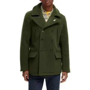 WOOL BLEND PEACOAT